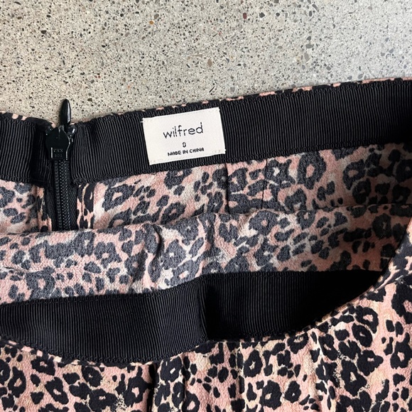 ARITZIA - Leopard Print Midi Slip Skirt - Picture 6 of 7